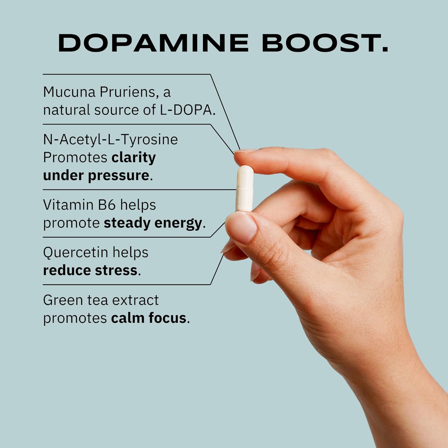 Motivation 101 by Dave Asprey | Targeted Dopamine Support for Drive + Mood | Supports Focus, Memory, Learning, Balanced Moods, and Positive Mental Outlook | 30 Day Supply - Image 5