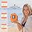 WEKAPO Beach Blanket - Sandproof Waterproof Extra Large Beach Mat | Oversized Sand-Free Lightweight Quick-Drying | Beach Vacation Essentials with Stakes & Corner Pockets (Orange, 9x7 FT)