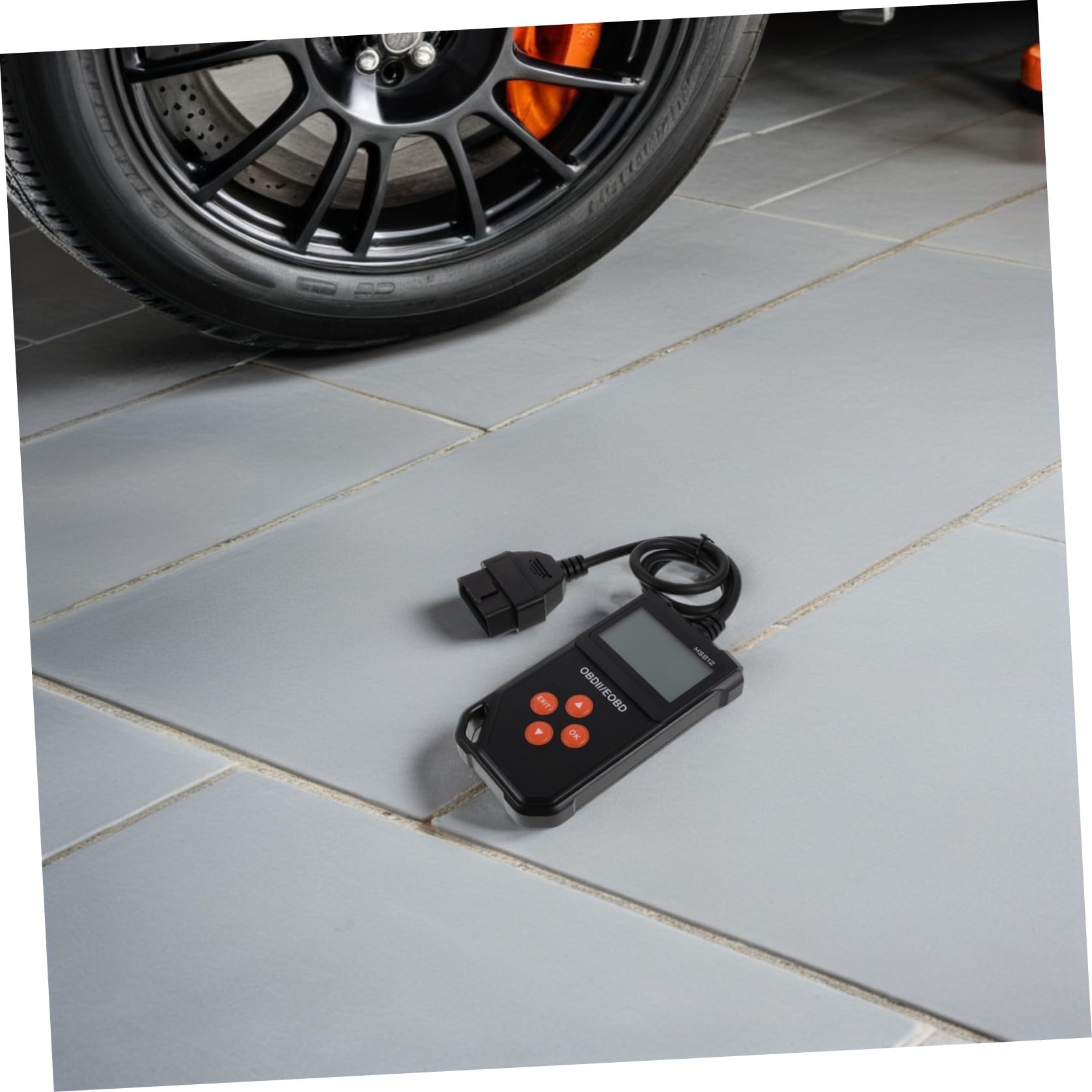 Escáner Obd2 Negro para Diagnóstico Completo de Vehículos