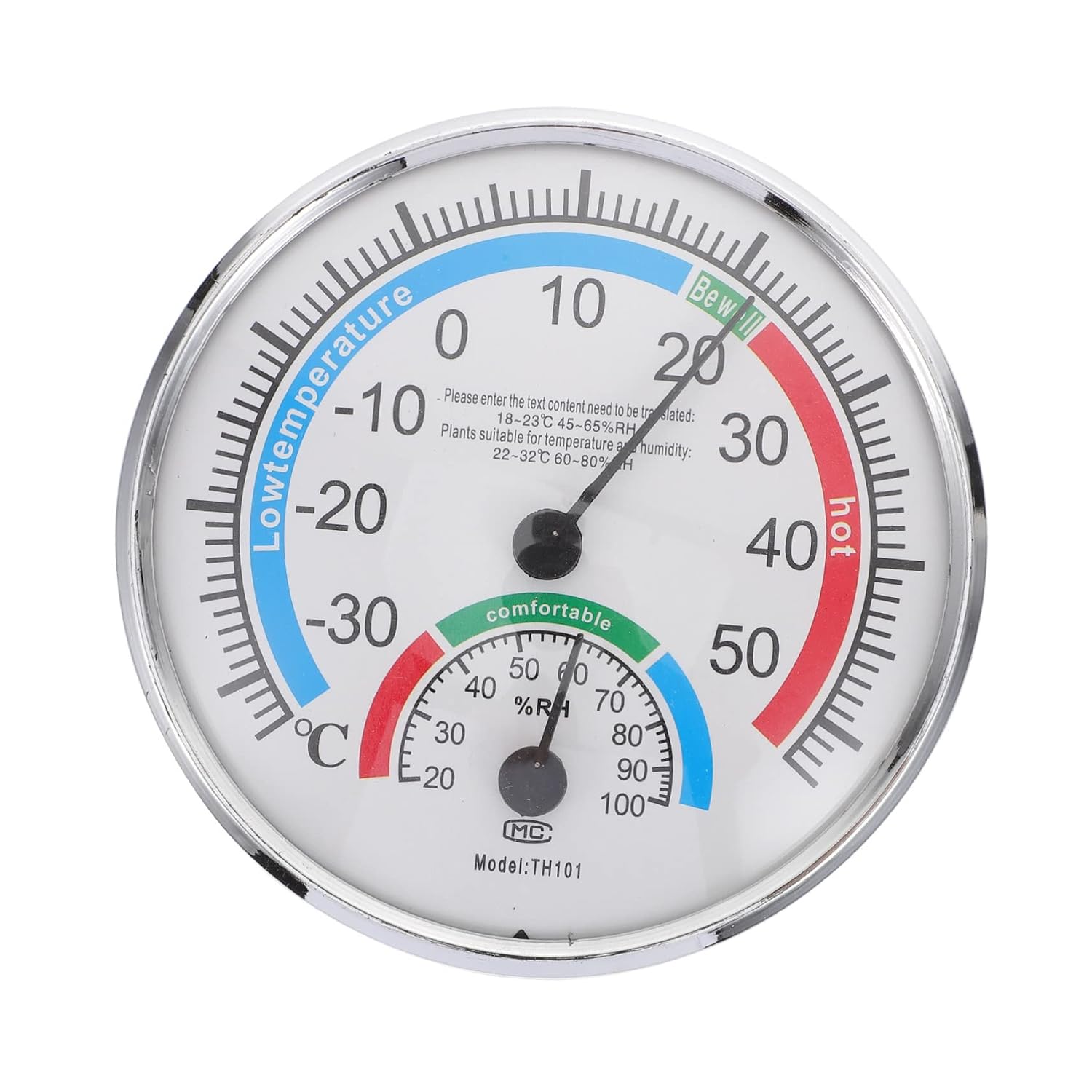 Hemoton Professional Sauna Thermometer Hygrometer Accurate Outdoor Thermometer for Home