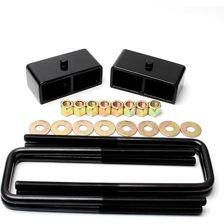 3 Inch Rear Block & U-Bolt Kit 99-06 Toyota Tundra 4WD Tuff Country main image 1