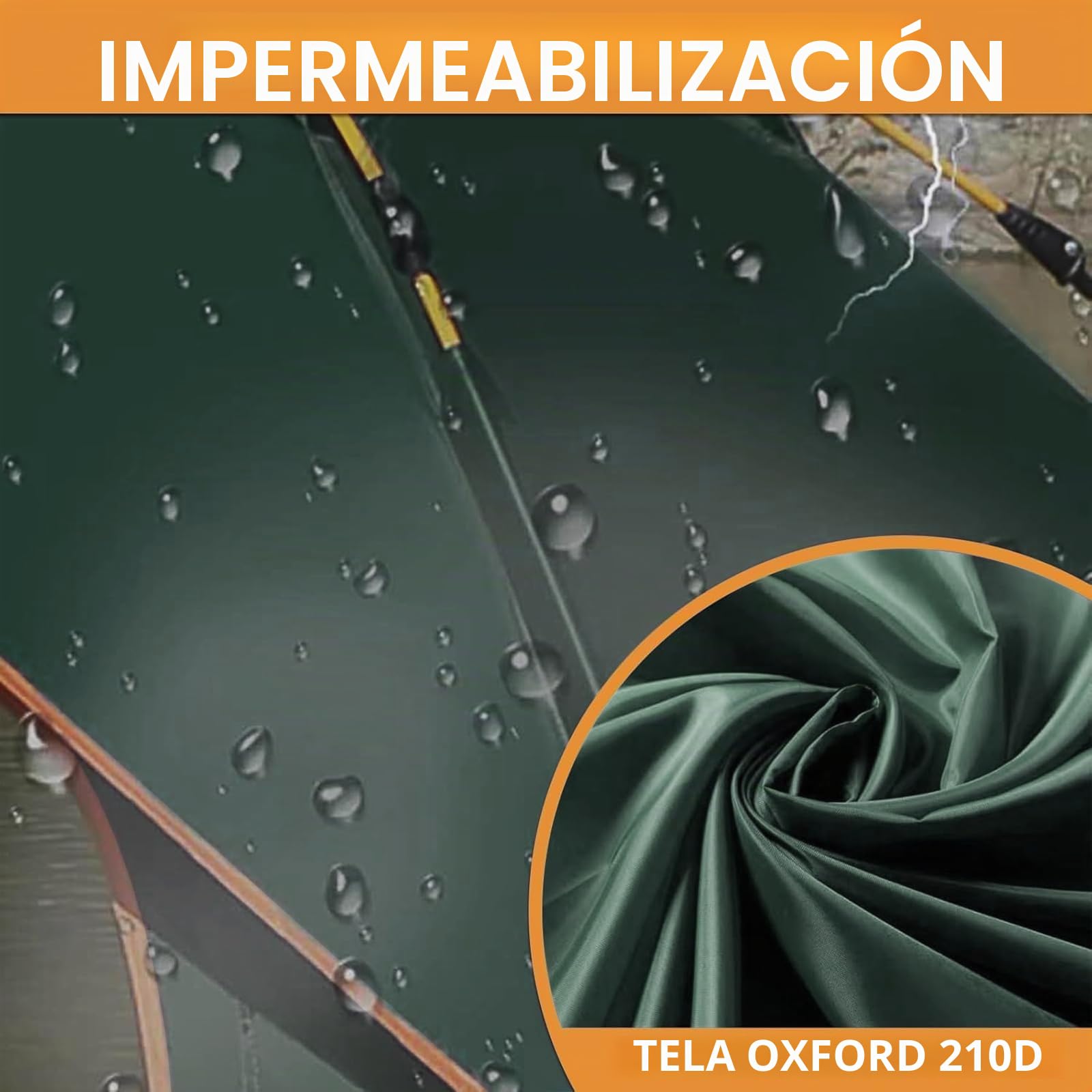 Tienda de campaña automática instantánea para 2-3 personas | Tienda de campaña impermeable y viento de doble capa, adecuada para senderismo y viajes familiares