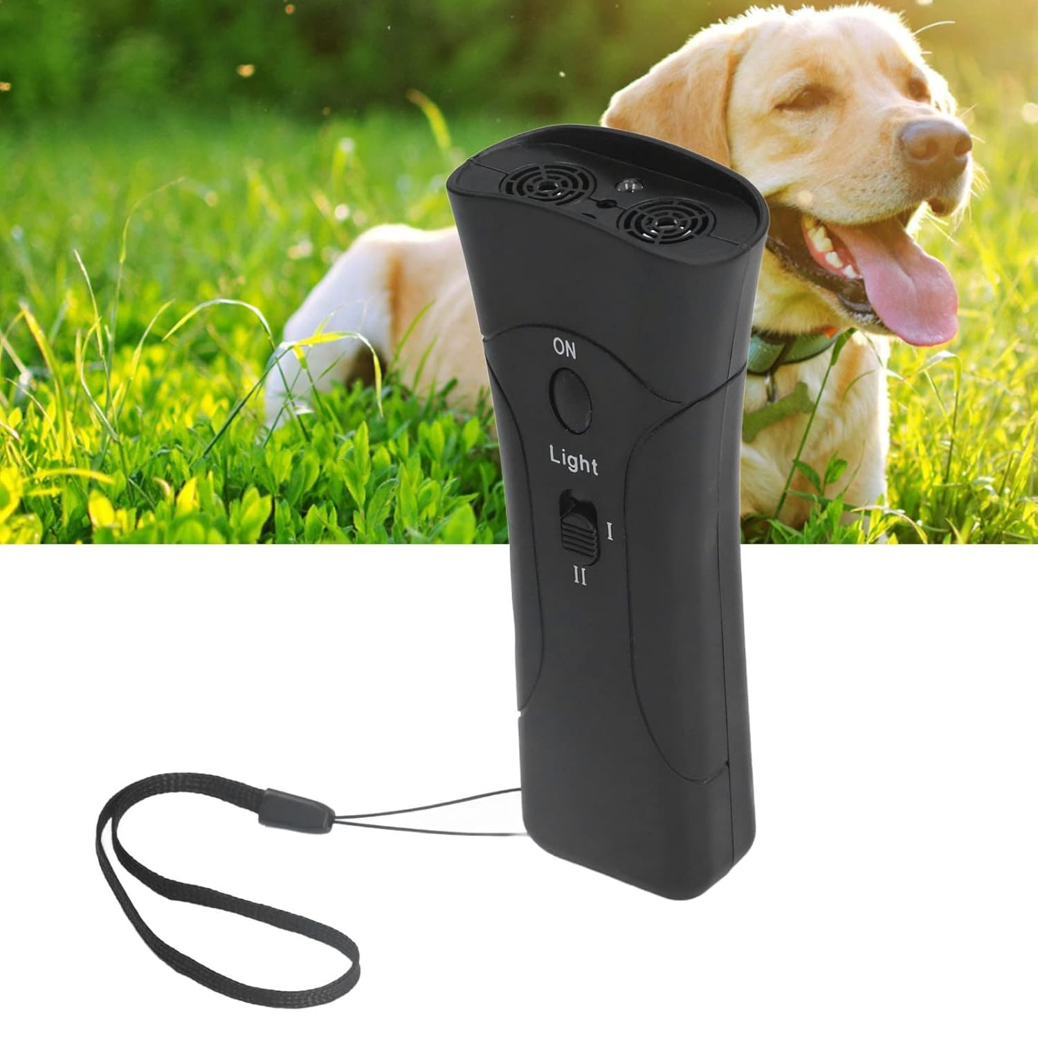 Ultrasonic Dog Chaser, Anti Dog Barking Pet Trainer with Ergonomic Handle, Portable LED Pet Trainer, Home & Outdoor Dog Trainer, Animal Training Tools 4