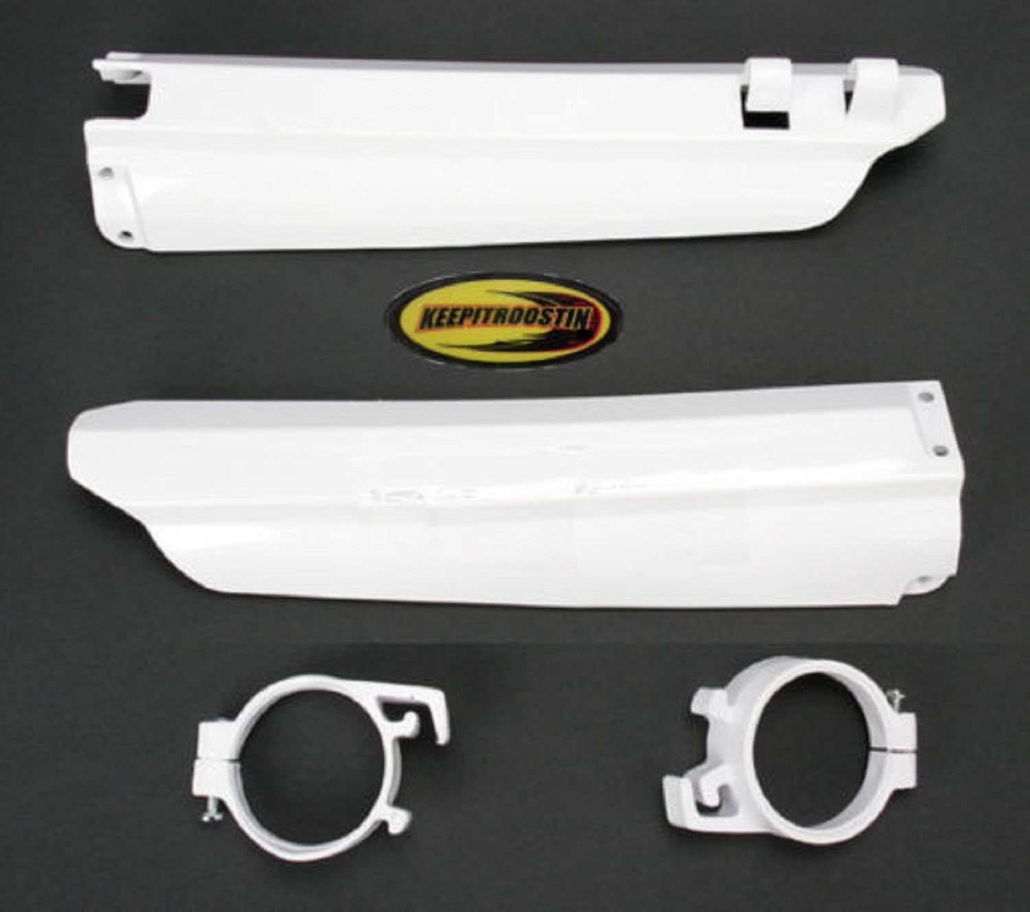 Fork Guards Plastic and Keepitroostin Sticker Fits Yamaha