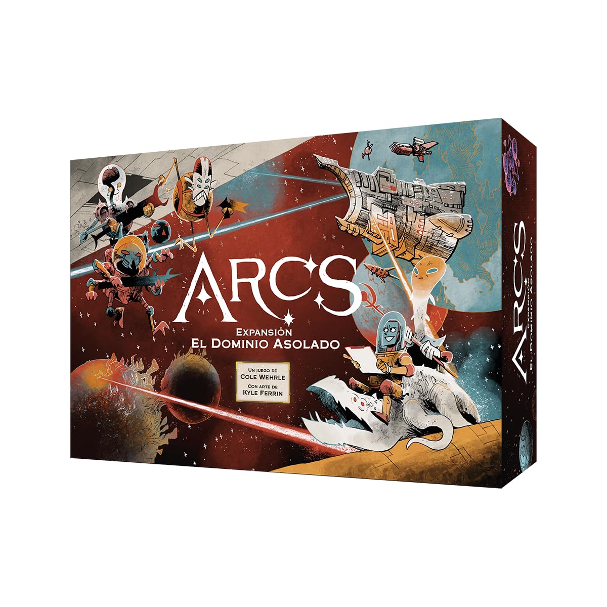 2Tomatoes Games | Arcs: El Dominio Asolado – Juego de Mesa de Ciencia ficción y Estrategia | 24 destinos, asimetría emergente, campaña trilogía | 2-4 Jugadores