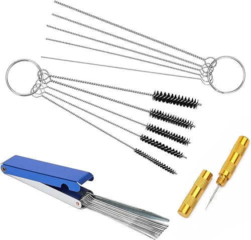 Juego de limpiador de punta de antorcha de 4 piezas, limpiador de punta de soplete de soldadura con broca, juego de limpiador de punta de soplete