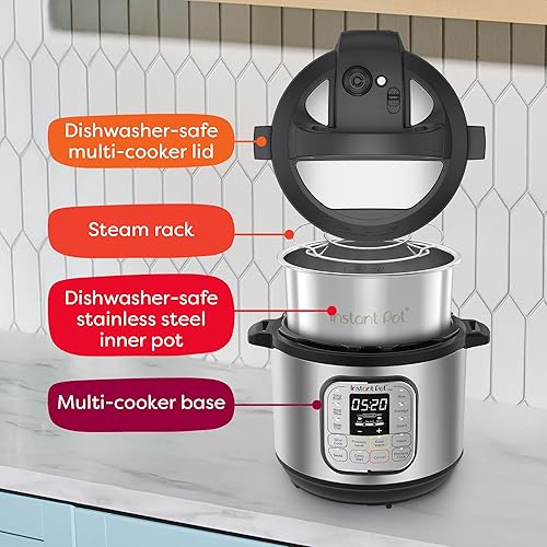 Miniatura 8 de Instant Pot IP-DUO60 6cuartos1000W - Olla a presión multifunción 7 en 1 Acero inoxidable y negro