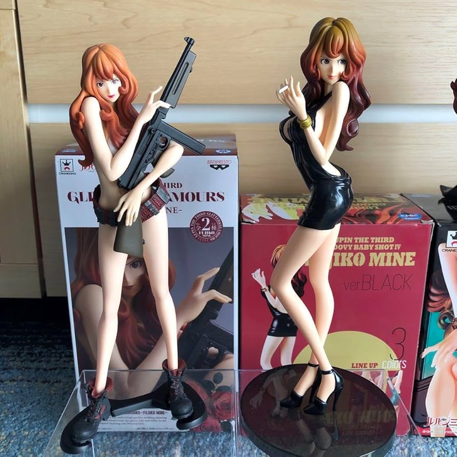 Amazon.co.jp: Lupin III Fujiko Mine Figure Set of 2 groovy