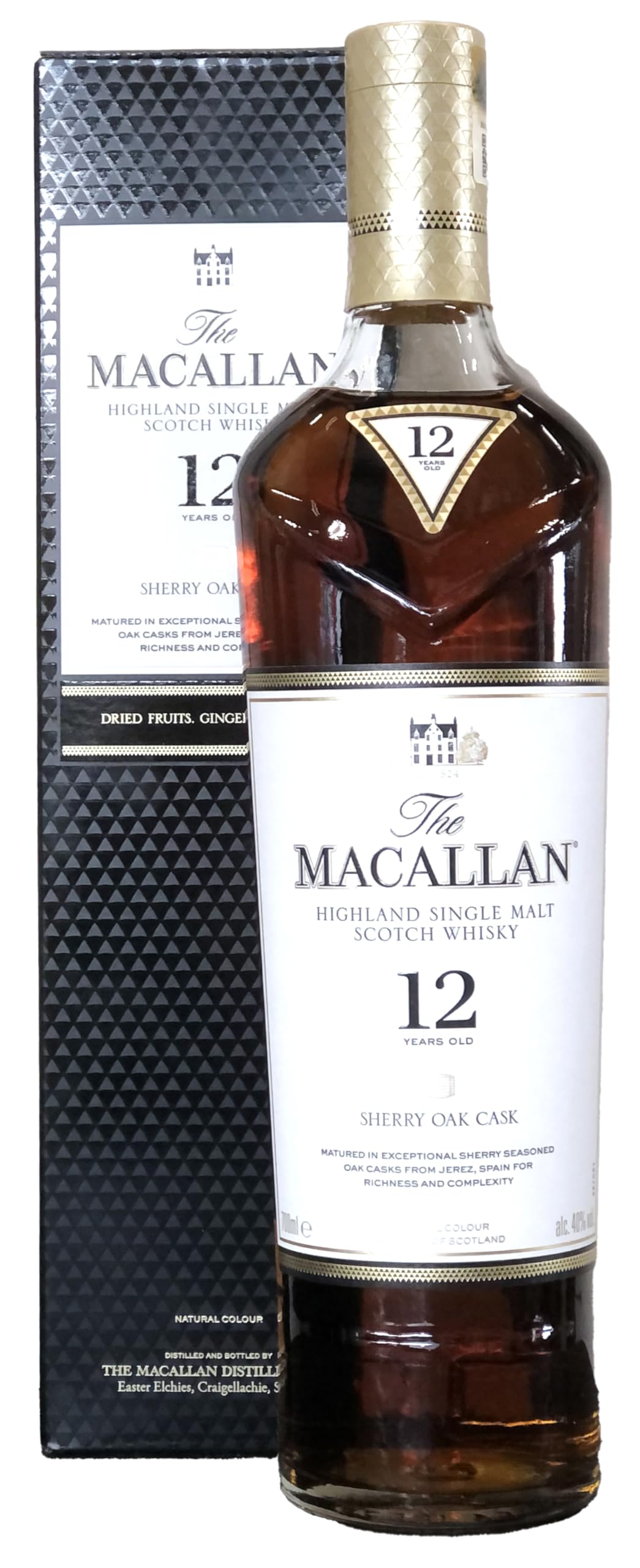 Amazon.co.jp: マッカラン シェリーオーク 12年 40％ 700ml シングル