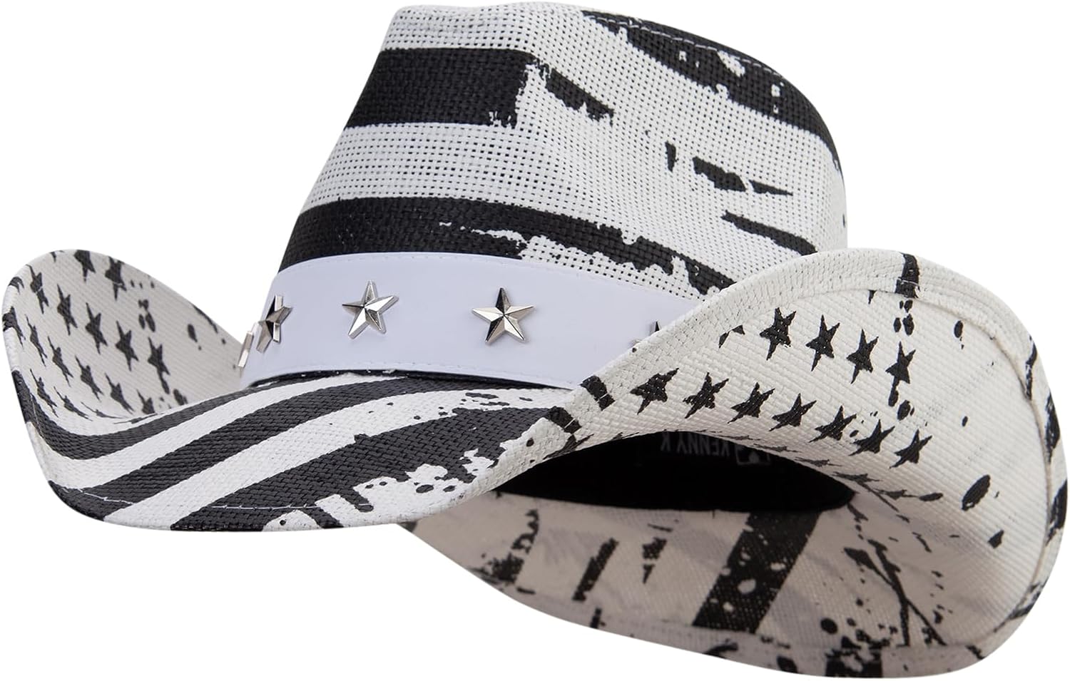e4Hats.com Western Toyo US Flag Cowboy Hat