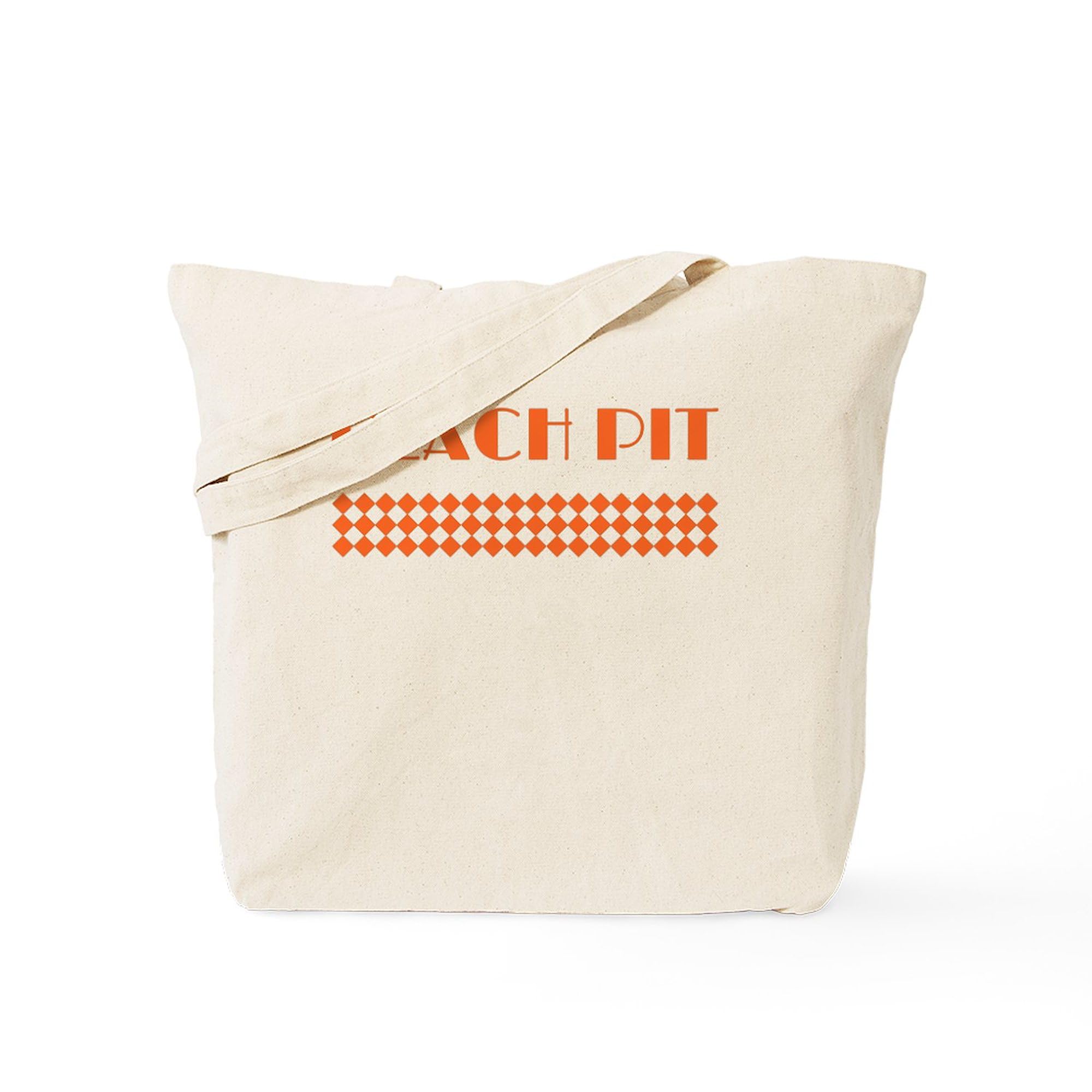 CafePress 90210 Peach Pit Tote Bag Natural Canvas Tote Bag, Cloth Shopping Bag