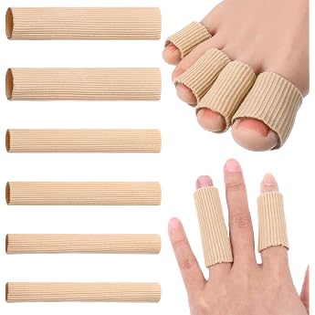 Pack of 6 Silicone Toe Protectors 3 Sizes Cuttable Toe Cushion