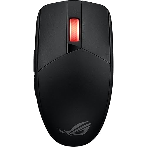 ASUS ROG Strix Impact III Wireless Gaming Mouse, 57 G Lightweight, 36K DPI Sensor, Bluetooth & 2,4GHz RF, ROG SpeedNova, Up to 618hrs Battery Life, Replaceable Switches, ROG Omni Receiver, Black