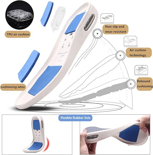 Miniatura 7 de Zapatos para diabéticos elegantes para mujer, cierre ajustable, ligeros, transpirables, hinchados, para caminar, edema, para hombre, 7.5mujer 9