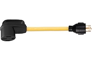 ParkPower 30 Amp to 50 Amp Locking Generator Adapter Cord