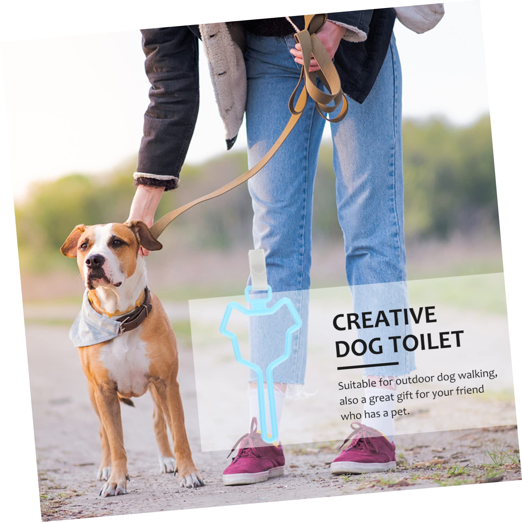 Porte-paquet à Déjections Canines Mains Libres, Lot de 5, Polyéthylène