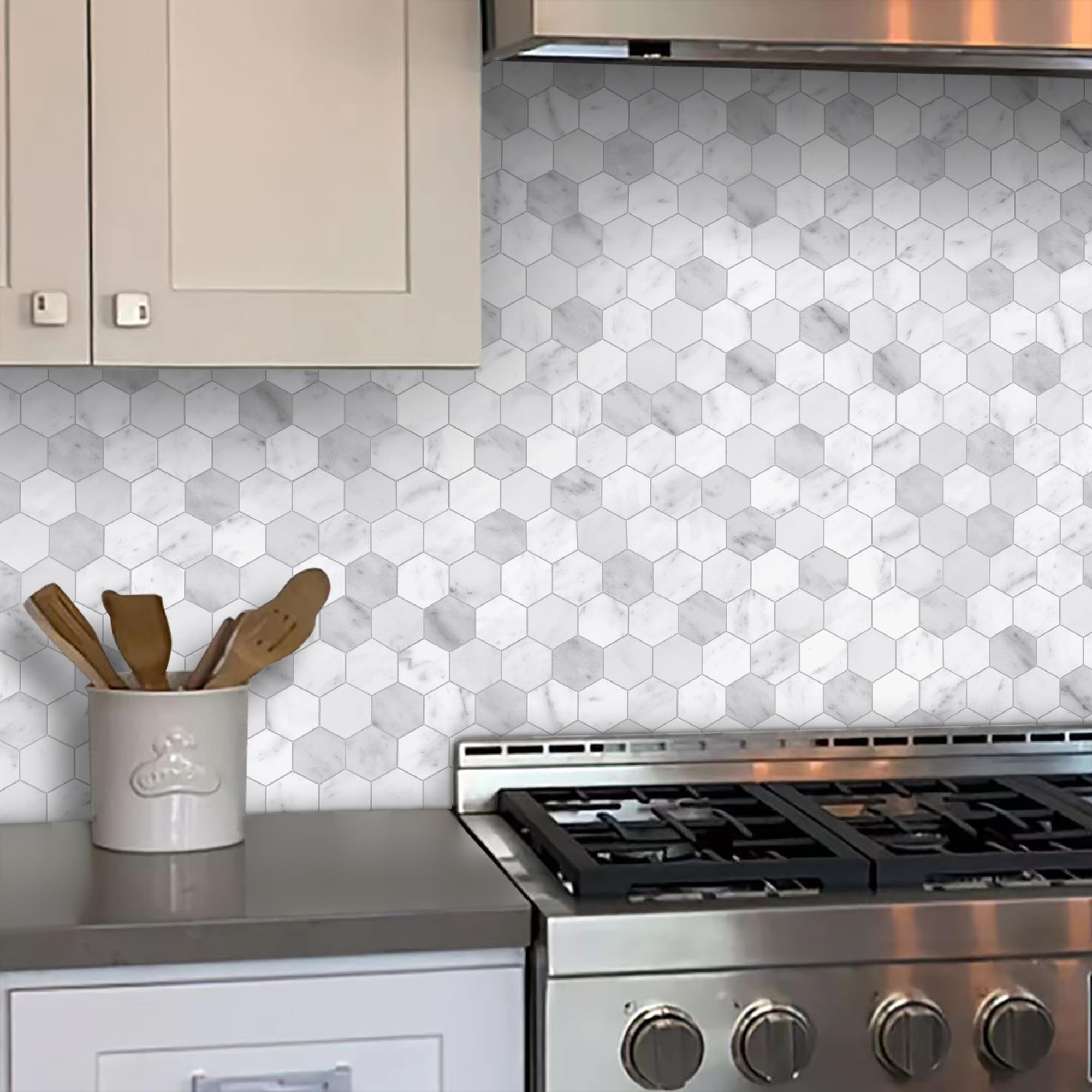 The Tiles Plaza Carrara Blanco 10 Hojas