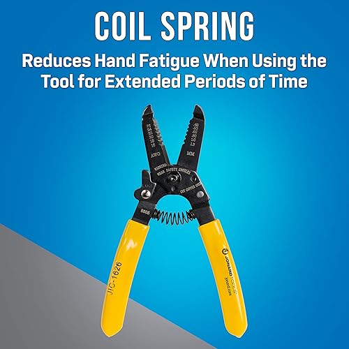 Miniatura 3 de Jonard Tools JIC-1626 16-26 AWG Pelacables y cortador, 6-34" de longitud