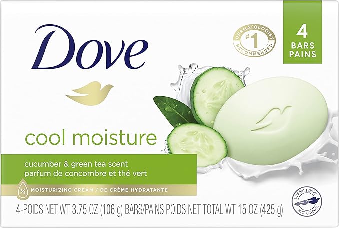 Dove Beauty Bar 3.75 oz 4-Pack Cucumber & Green Tea