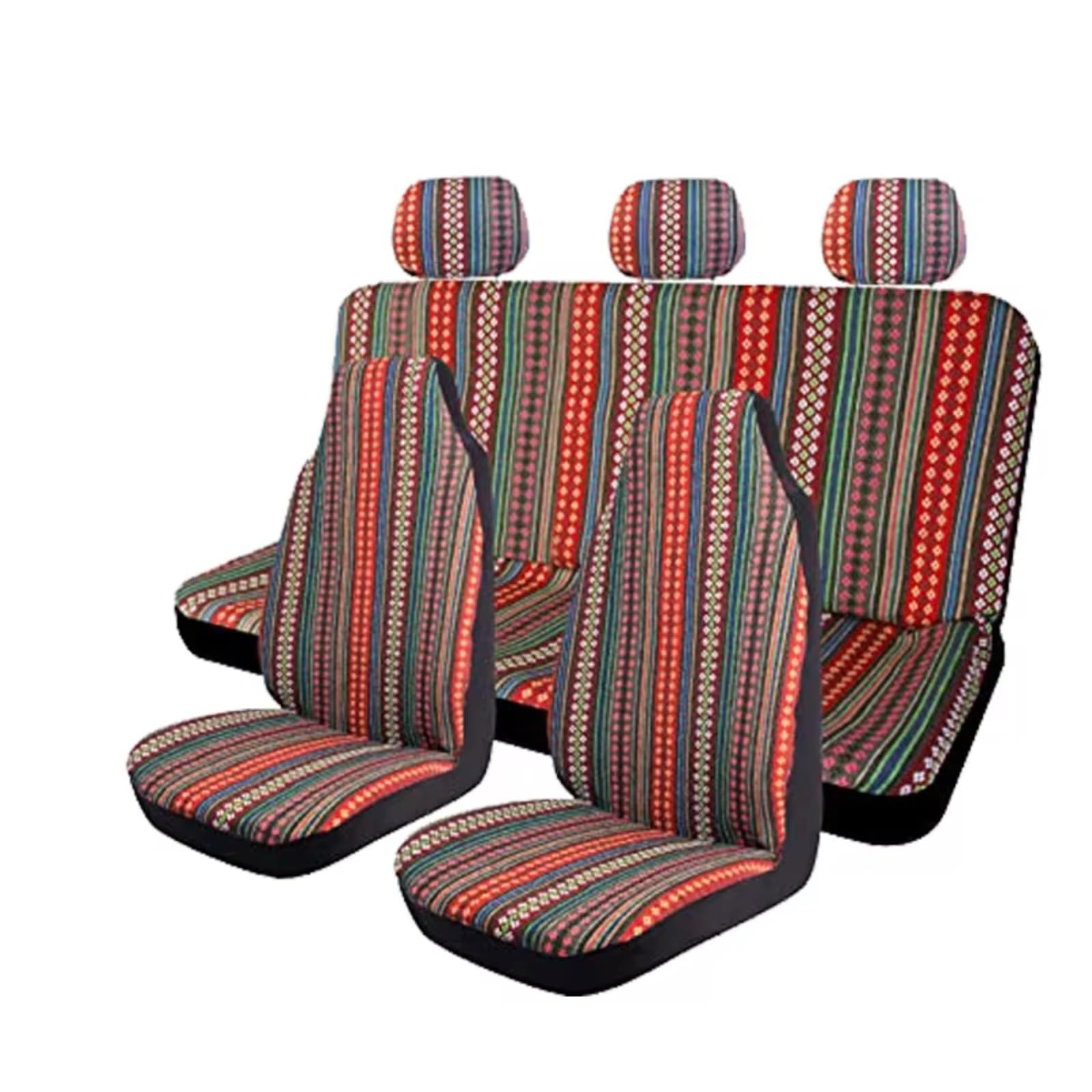 Coprisedile Universale Coprisedili Per Auto Set Coprisedili Universali Coprivolante Coprisedile Universale(7 pcs set Type D)
