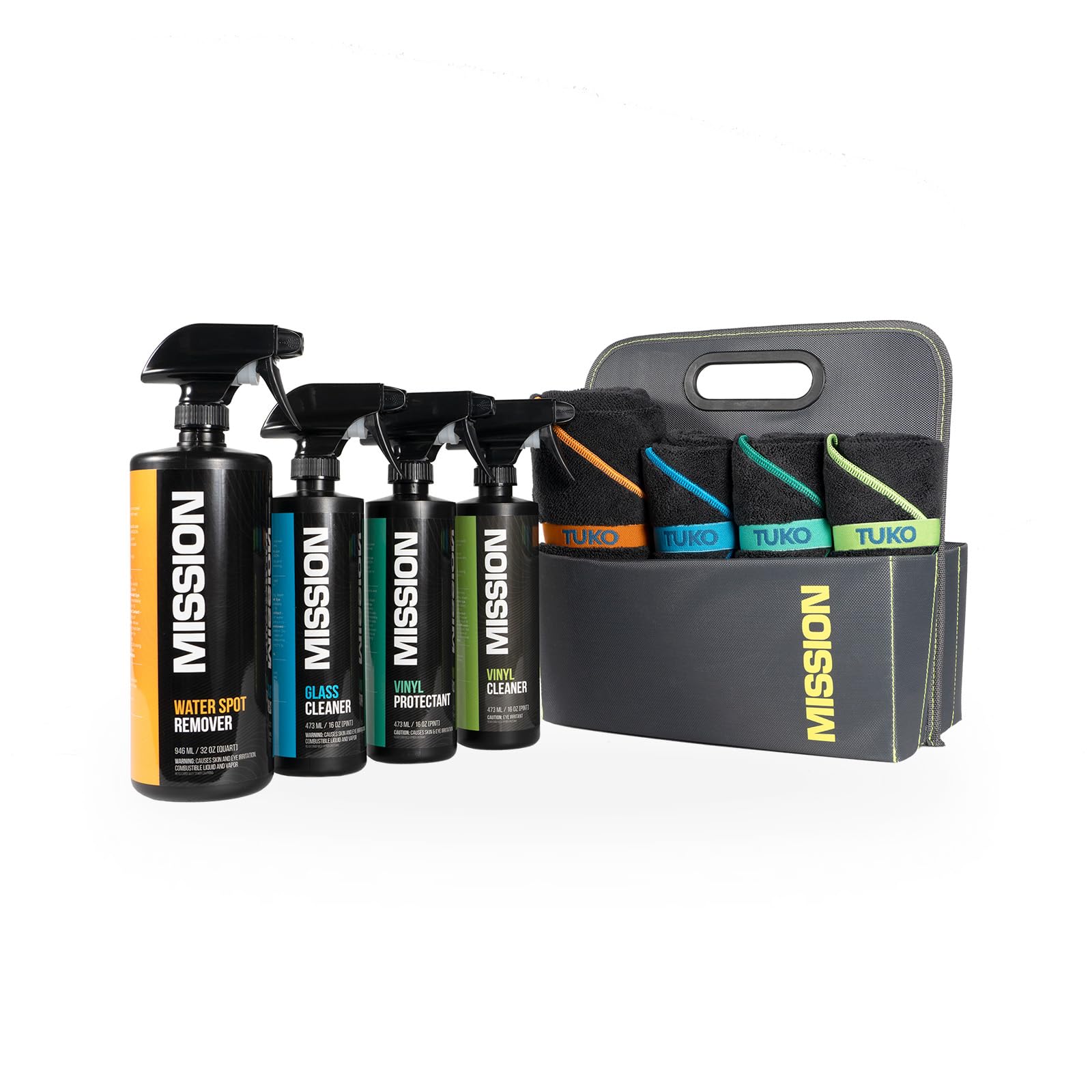MISSION Boat Gear Detailing and Cleaning Accessories Kit for Pontoons, Tow Boats, and Jet Skis
