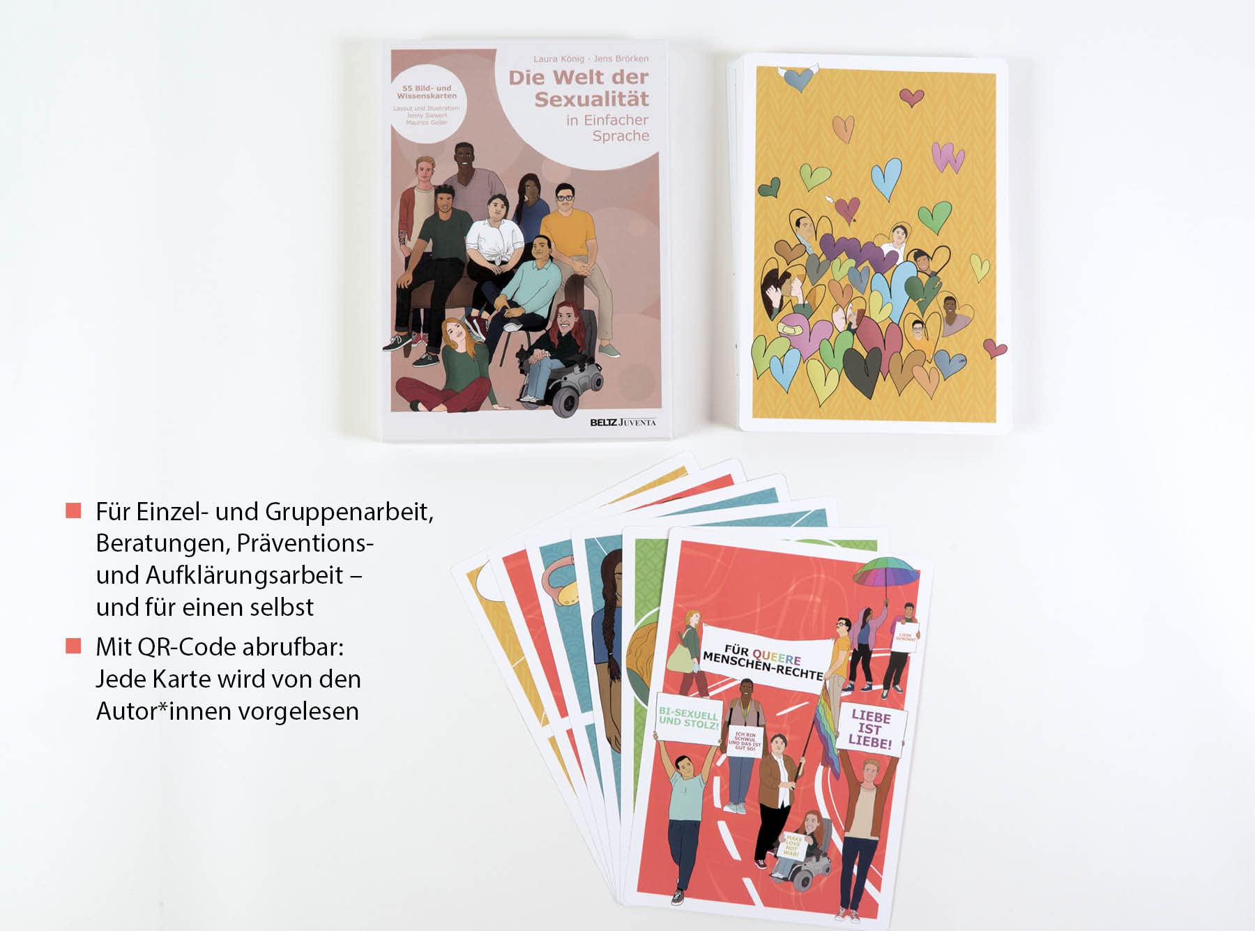 Die Welt der Sexualität: 55 Bild- und Wissenskarten in Einfacher Sprache (Kartensets für die Soziale Arbeit)
