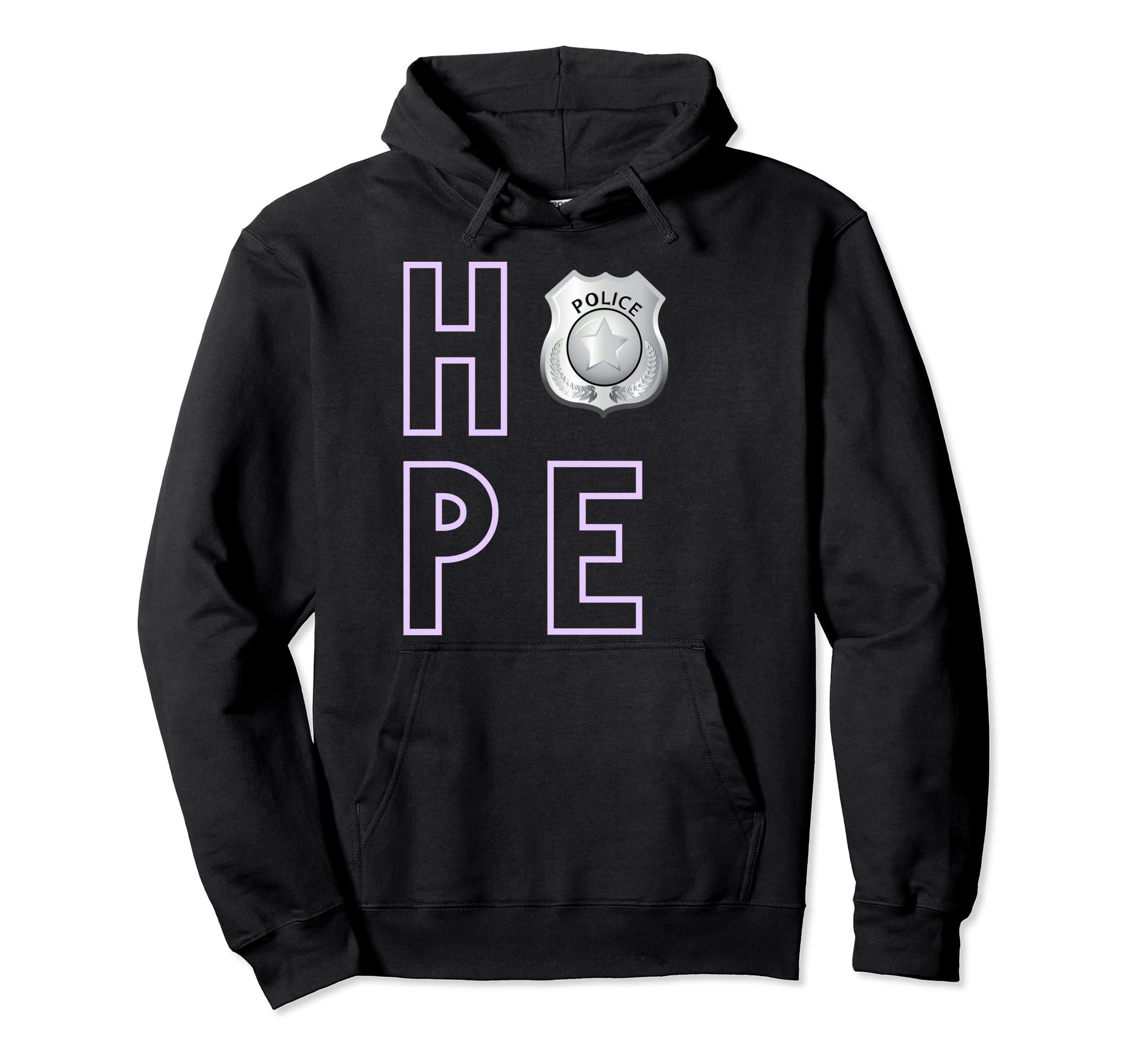 Hope police badge law enforcement Pullover Hoodie