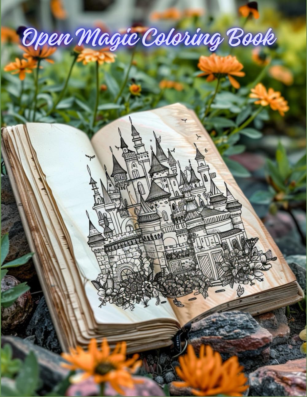 Open Magic Coloring Book: A Mystical Coloring Adventure for Relaxation and Creativity