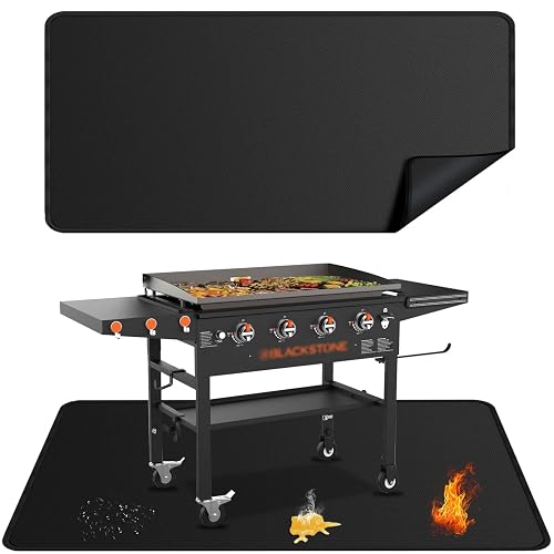 79x39 inches Large Under Grill Mats for Blackstone Outdoor Deck BBQ