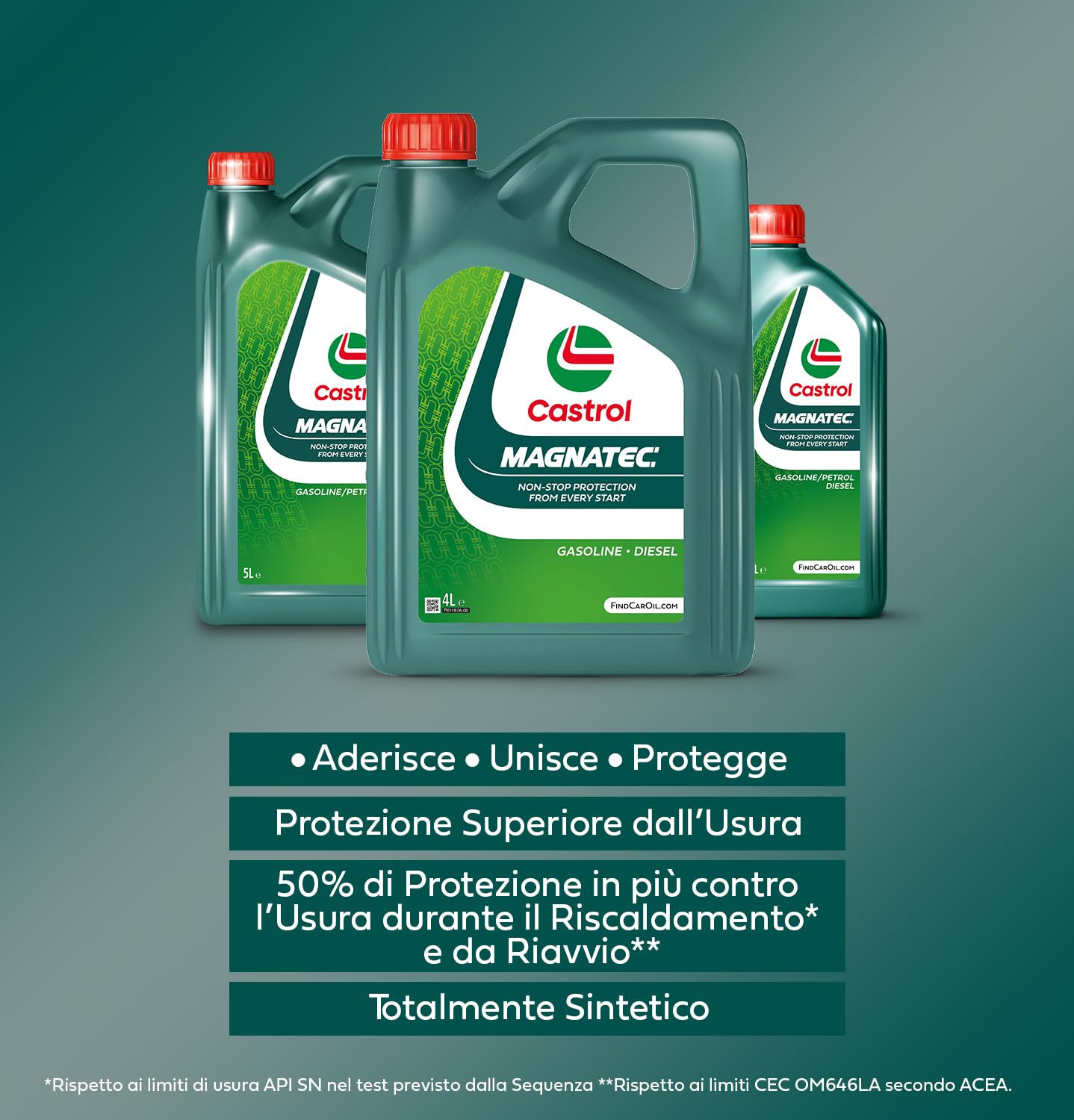 Castrol MAGNATEC 0W-30 C2 Olio Motore, 4L