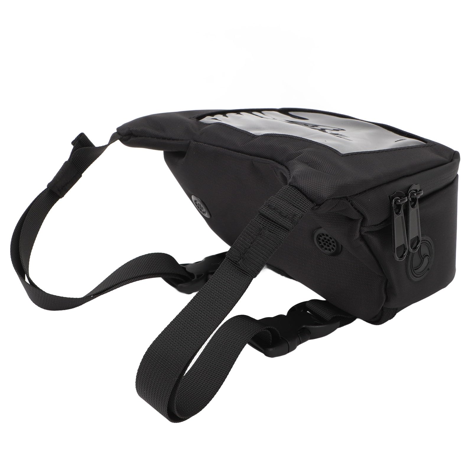 Spryflower Motorrad - Lenker - Tasche mit Touchscreen - Funktion, Wasserdicht, Schwarz, Universal - Ersatz für GTS LX LXV Sprint Primavera, Lenkertasche für Motorrad und Roller