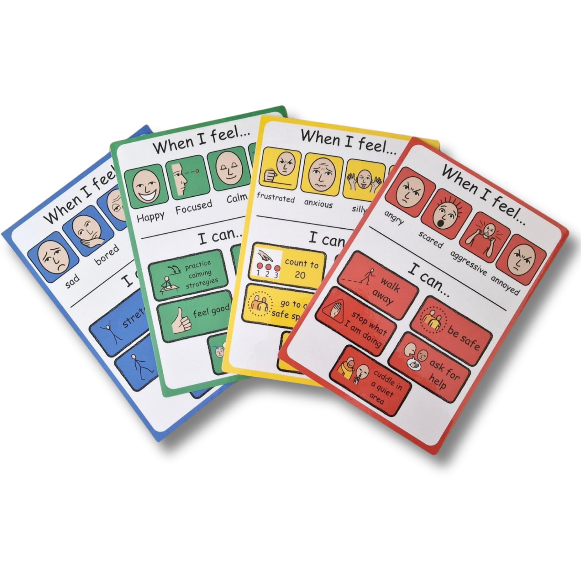 The 'Zone's Of Regulation' Bundle - includes Booklet, Posters and Thermometer - Visual Communication, Autism SEN, now and next PECs - Image 4