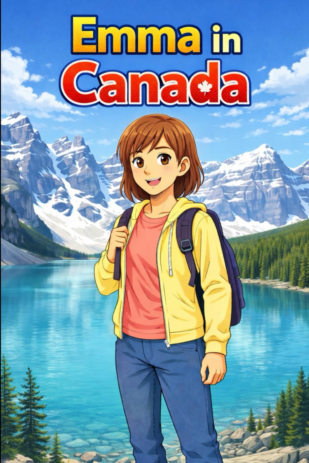 Emma in Canada: A Simple Story in Easy English for Kids and Early Learners, with Short Sentences, Visual Storytelling, Supporting Reading Skills, ... Development (Easy English Travel Stories)