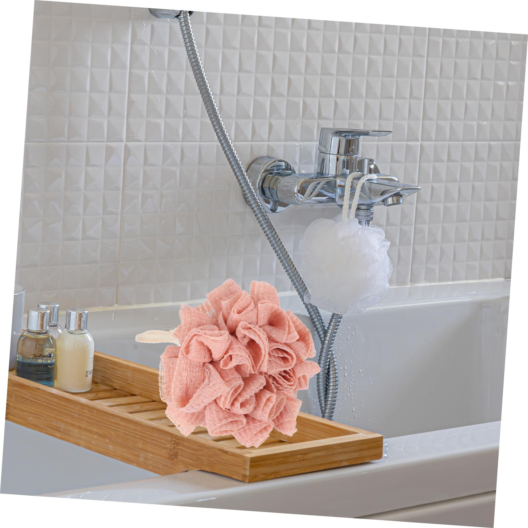 Housoutil 9 Stk Badekugel Reinigungswerkzeuge Badezimmer-puffball Tenniszubehör Peeling Luffa Ball Reinigungszubehör Schäumende Duschkugeln Körper Sport Meerjungfrau