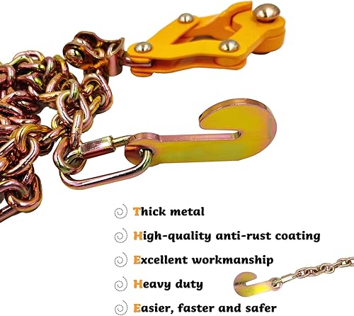 Miniatura 4 de ZUIWAN Colador de valla de cadena,Herramienta de ensanchamiento de valla de alambre de púas,Tensor de valla de alambre tejidolisode púas,Extractor