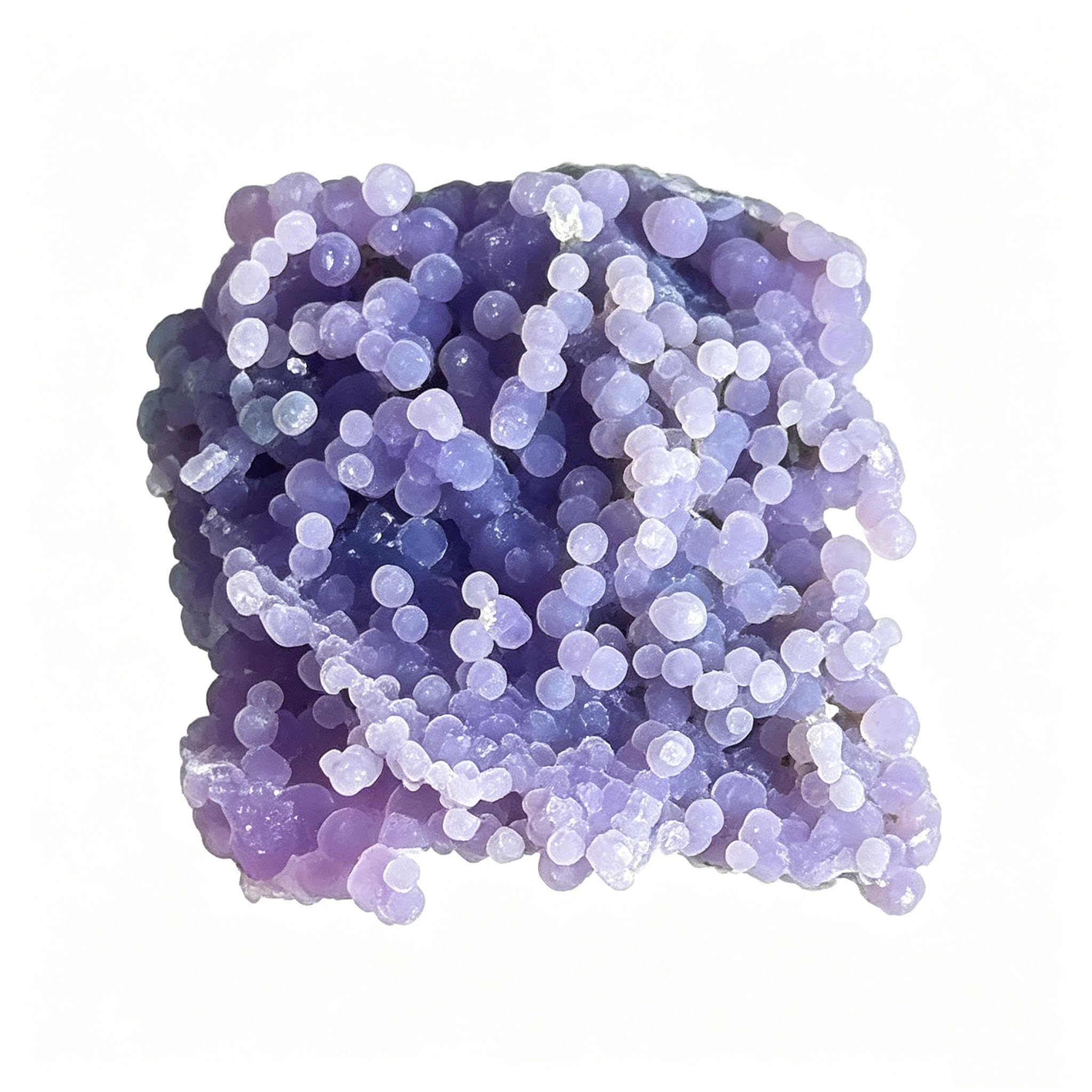 Hhctebec One Color Raw Grape Agate Geode Cluster Natural Healing Mineral Specimen Gemstone For Meditation Reiki Chakra Home Decor Crystal Collector Gift