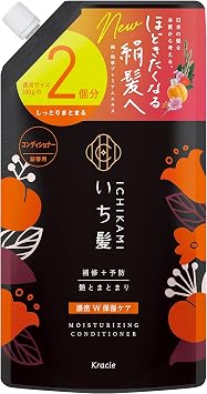 Ichi Hair Thick Moisture Care Conditioner, Large Capacity, Refill, 23.2 oz 660 g, Hair Care, Damage Care, Mens, Womens,