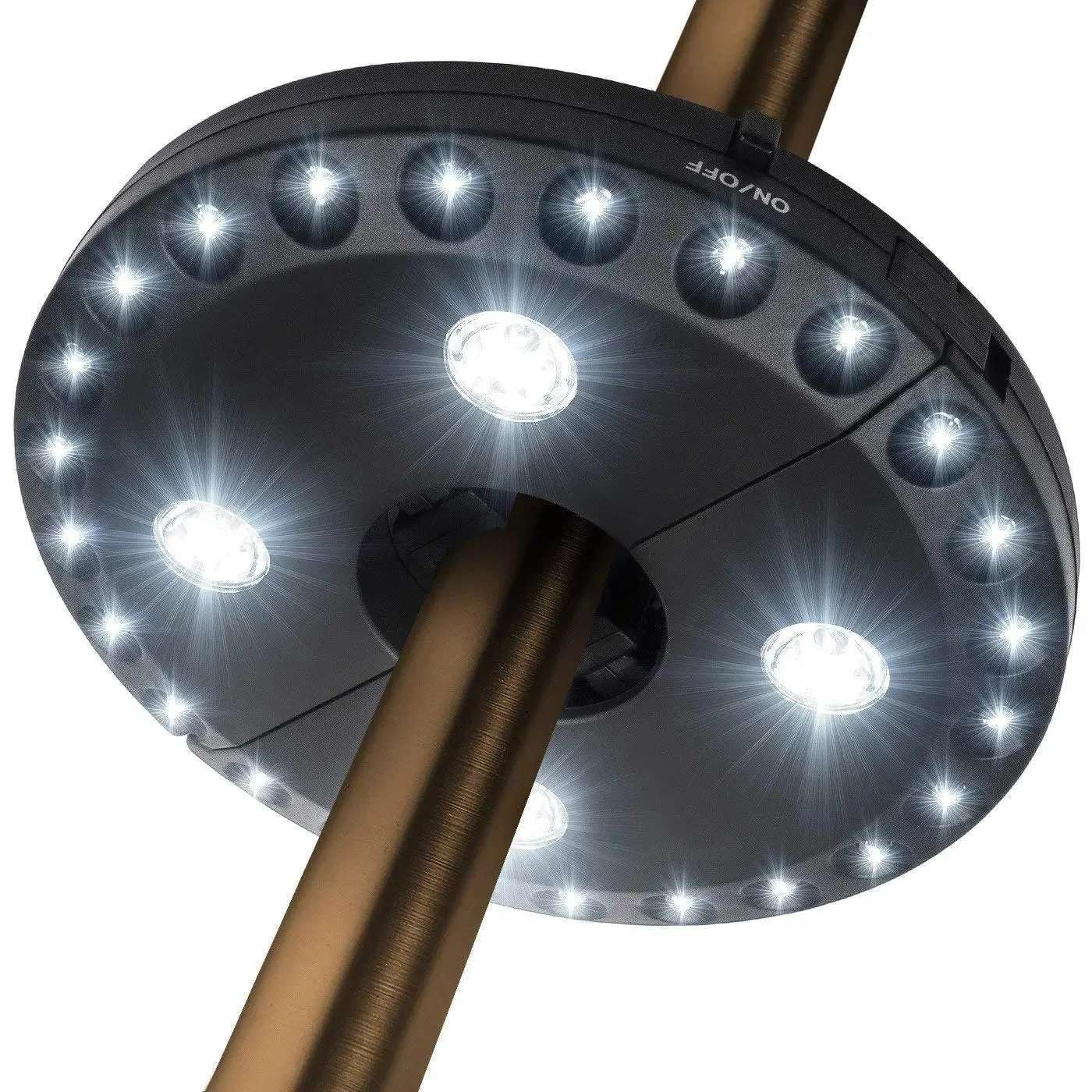 Mann Mart Outdoor Patio Umbrella Lights with 3 Brightness Modes - 28 LED Waterproof Garden, Camping & Tent Illumination-image-20