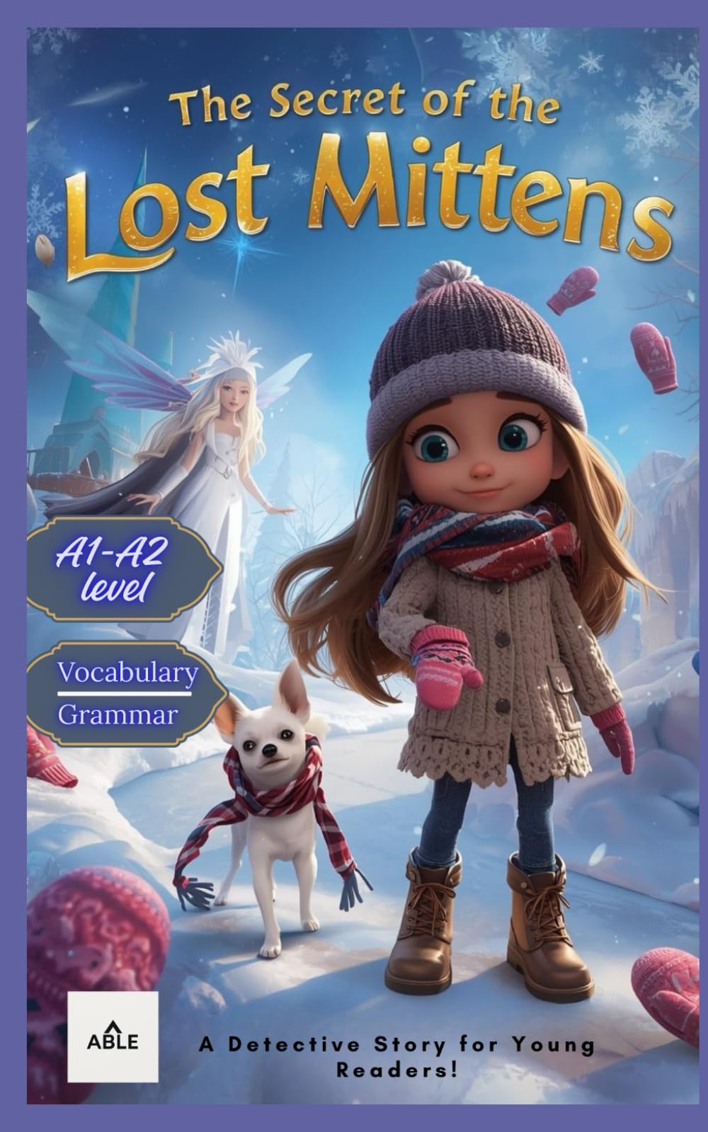 The Secret of the Lost Mittens: A Magical Preschool English Story A1-A2 (English with Eva and Gucci for Young Learners)
