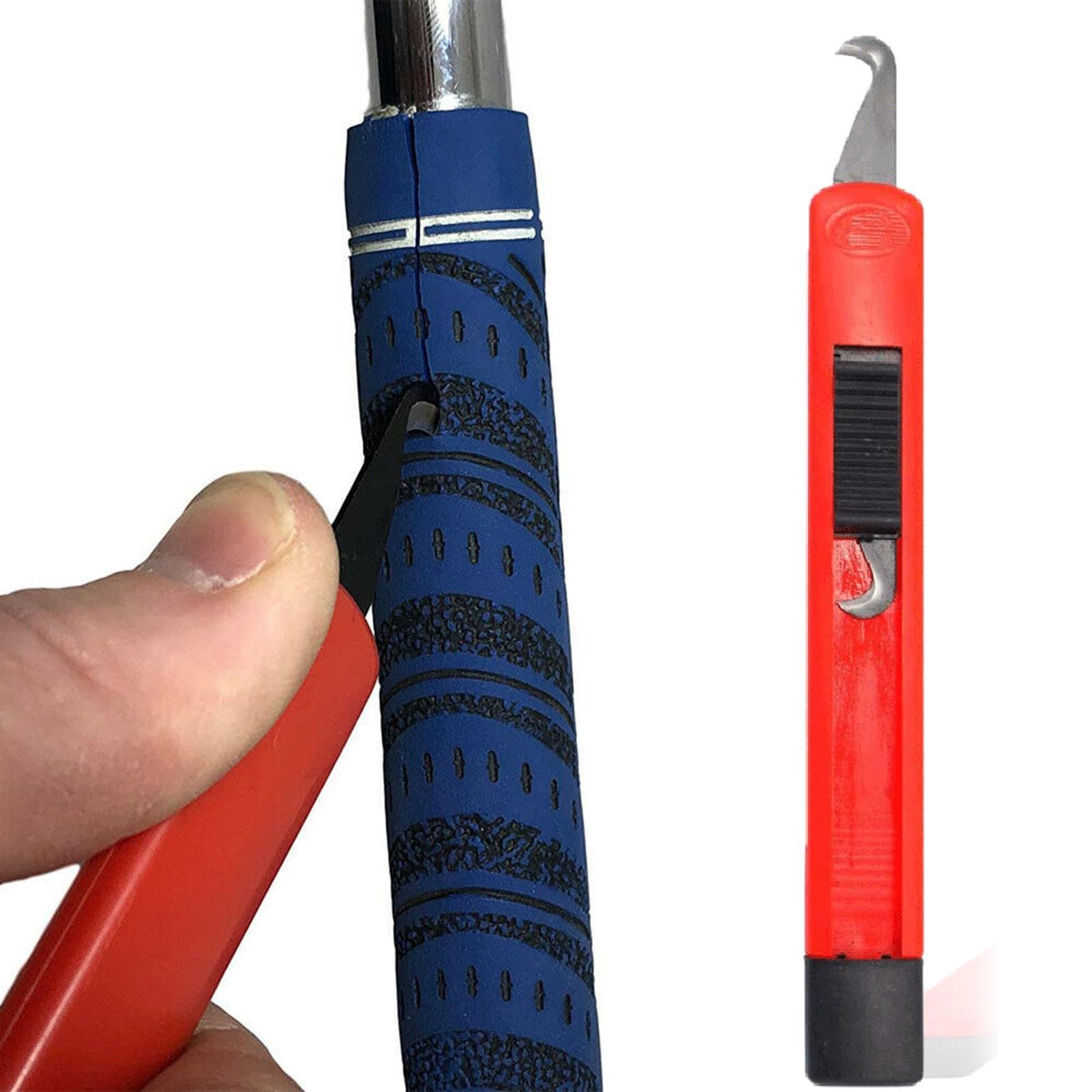 Generisch Golfschläger-Regripping-Kit - Golf Grip Kit Zum Umgreifen Von Golfschlägern,zum Umgreifen Von Golfschlägern Inkl. Hook Blade, 15 Griptape -Strips, Rubber Schraubstockklemme, Sol