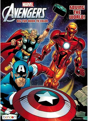 Marvel The Mighty Avengers libro para colorear "Salvar el mundo." Big divertido libro para colorear por Marvel