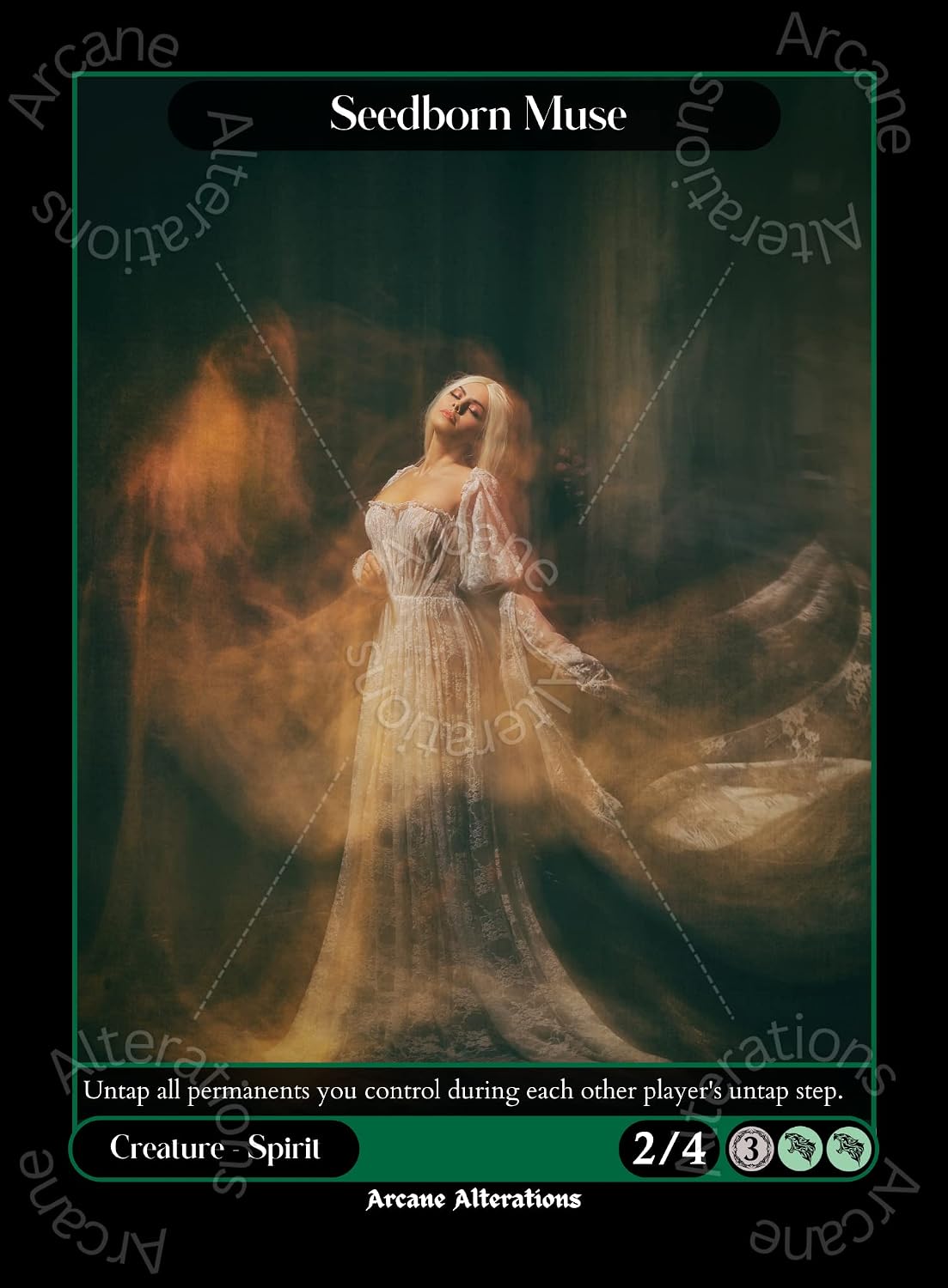 Seedborn Muse - Altered Art Custom Card
