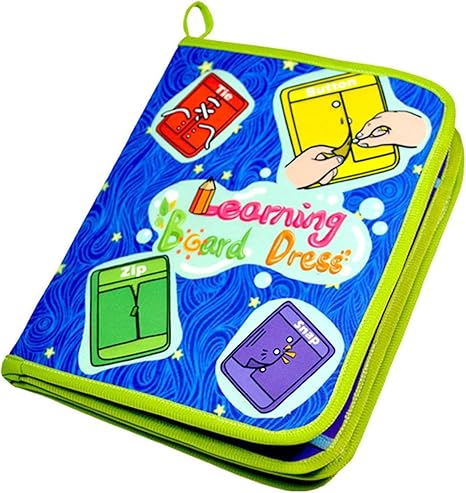 Amazon Co Jp Luerme 赤ちゃん 子供 スナップボタン バックル ジッパー 靴紐結び ボタン ライフスキル 練習 知育玩具 おもちゃ 本