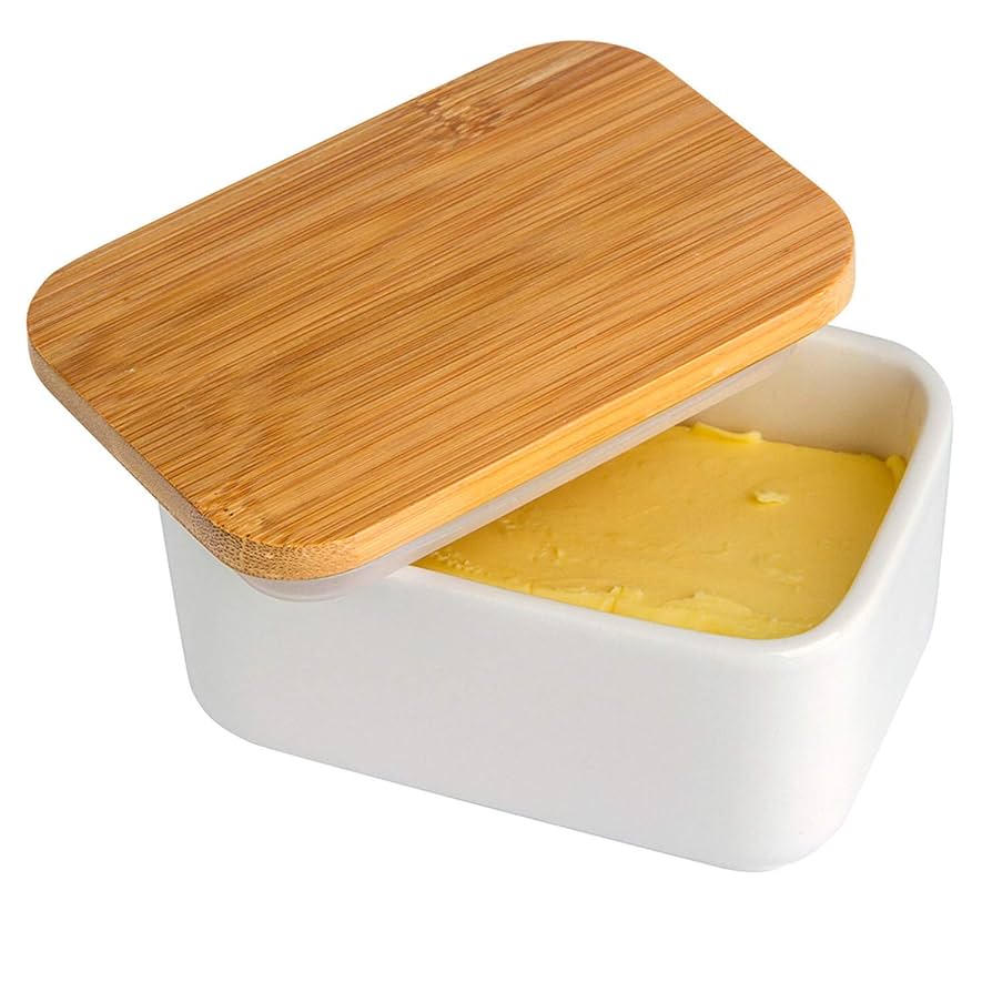 関送込☆大人気☆バタフライモチーフのGarden Tile Butter Dish Butterfly Garden Butter Dish | packercreekpottery