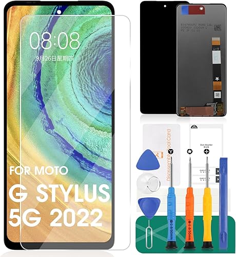 Para Moto G Stylus 5G 2022 Reemplazo de pantalla para Moto G Stylus 5G 2022 Pantalla LCD para XT2215 XT2215-1 XT2215-DL Digitalizador Pantalla