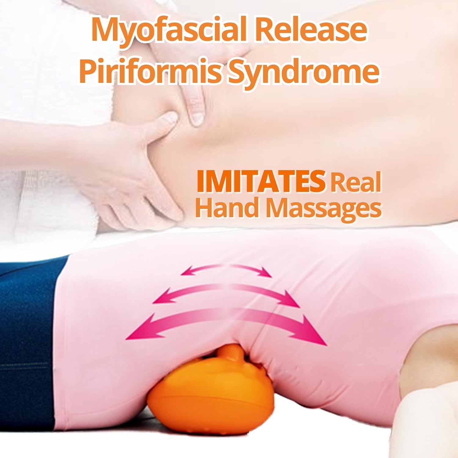 ZeenKind Psoas Release Tool Sciatica Pain Relief Devices with 14 Massager Knobs, Hip Massager for Hip Flexor, Myofascial Release, Piriformis, Upper & Lower Back Pain Relief - Image 3