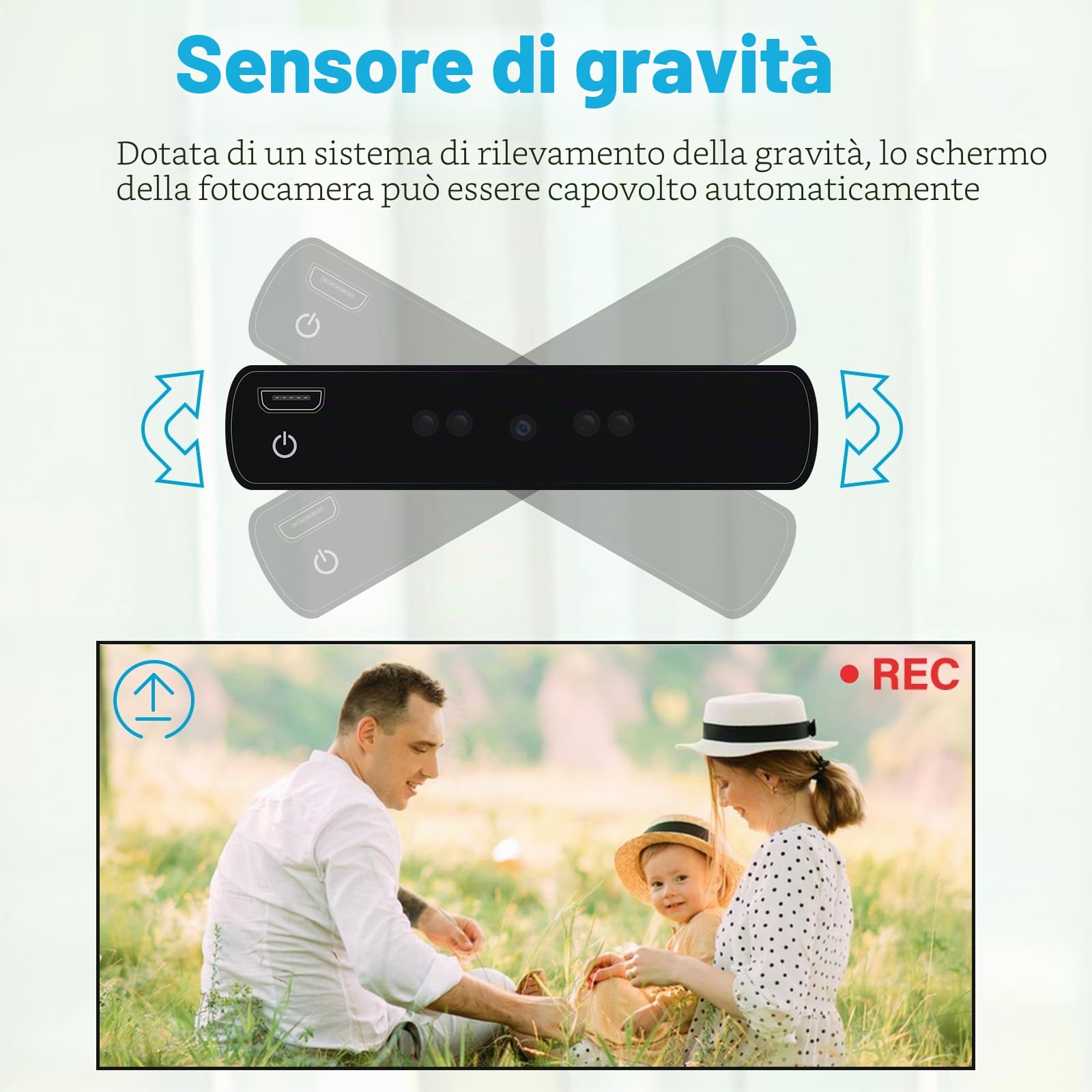 Mini telecamera nascosta spia, 1080P, 10000mAh, batteria esterna portatile nascosta, 20 ore di registrazione continua, telecamera di sicurezza per babysitter, telecamere segrete con sensore di