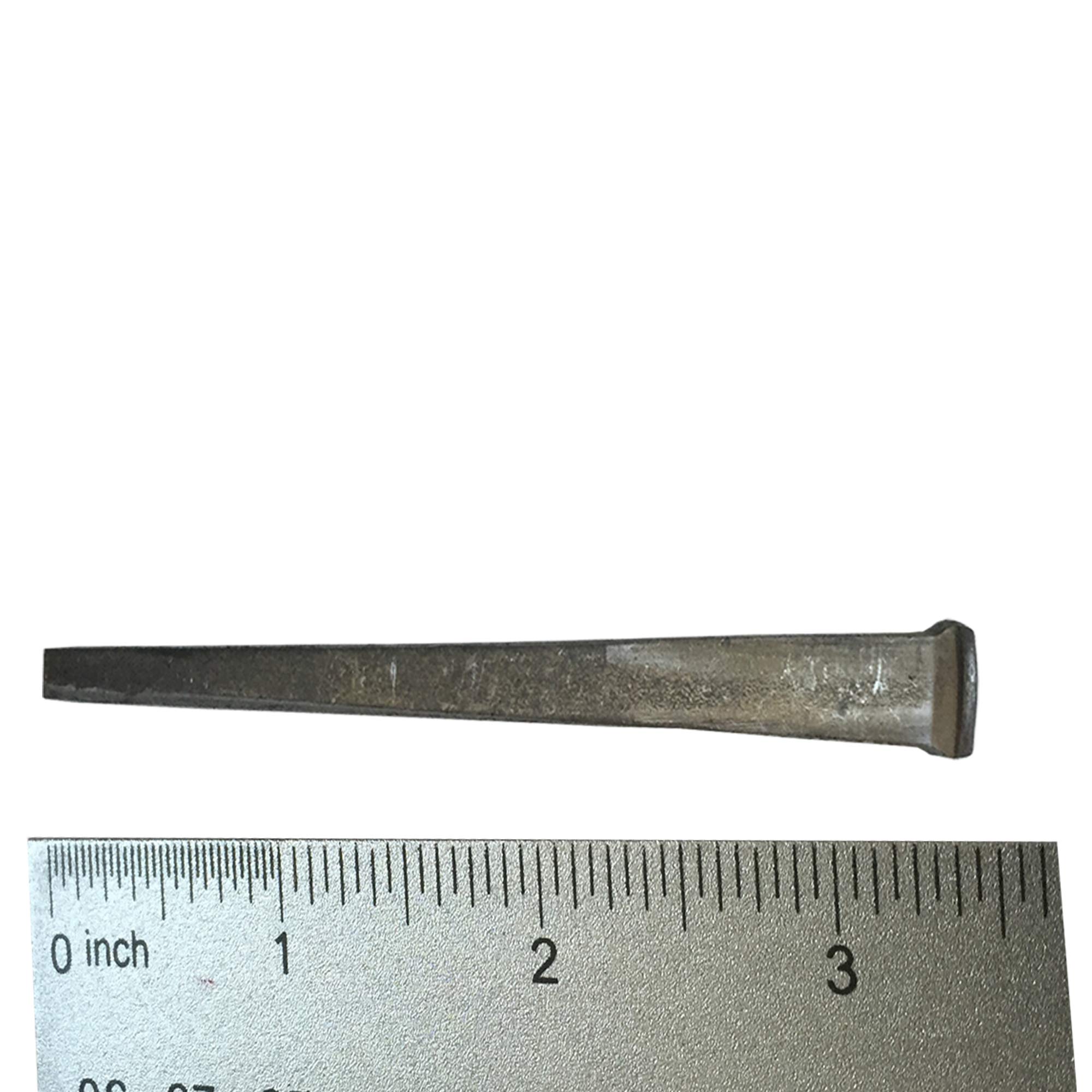 3.5”- SHEATHING NAILS - Antique rustic restoration SHEATHING accent nails for Wood Siding, face nailing Wood Flooring, shutters & furniture – Decorative clavos – Distinctive FLAT HEAD Nail – 3.5 in