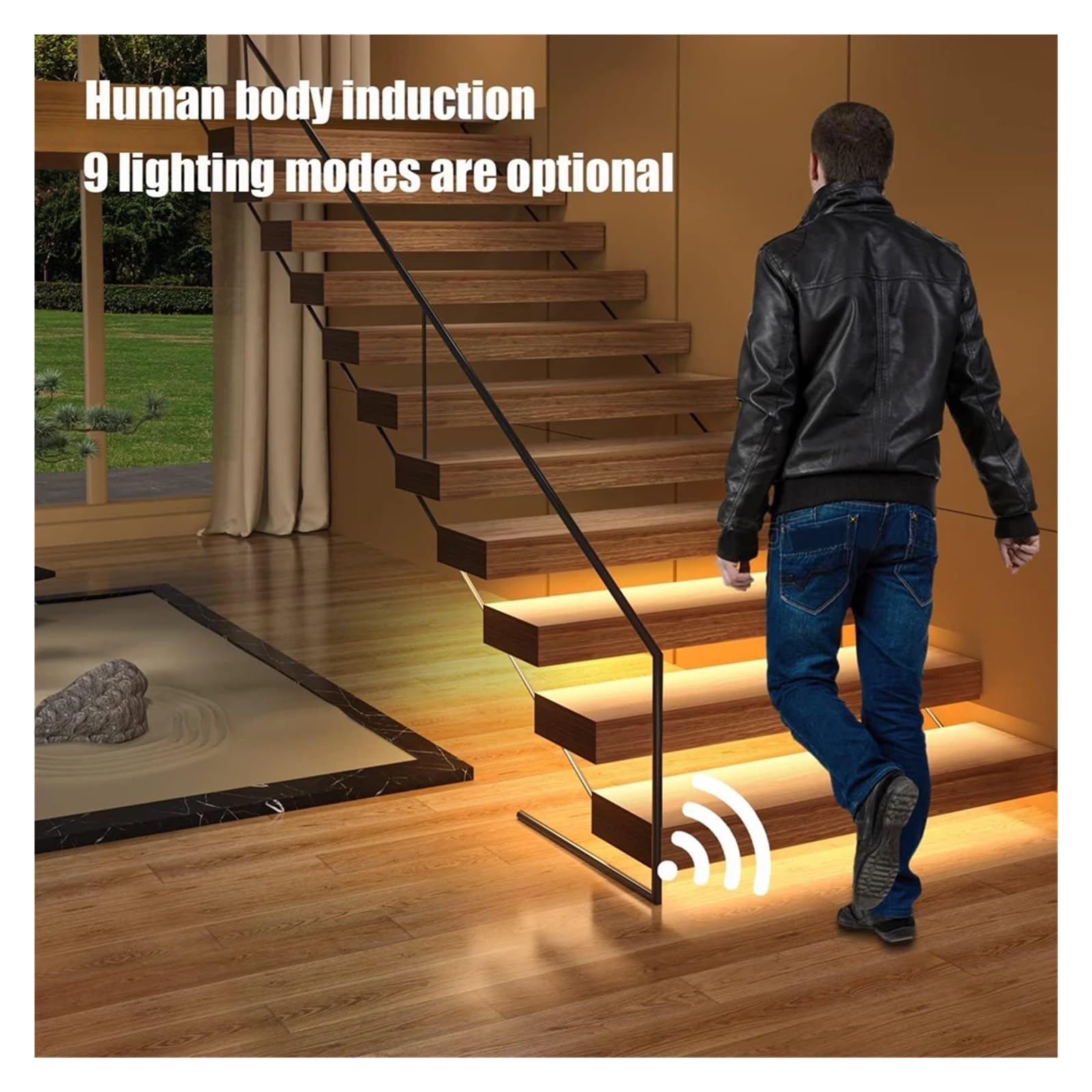 Controller For Luci Scale Con Sensore Di Movimento PIR Con Dimmer Push-off E Controller SPI For Strisce LED Bianche DC 5-24 V