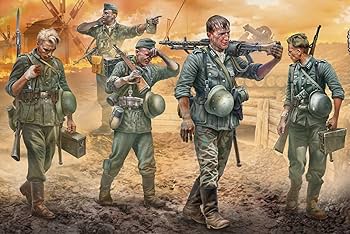 Amazon | マスターボックス 1/35 ドイツ 国防軍歩兵 5体セット 1941年